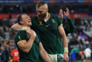 Sport : Les springboks Sud-Africains en finale de la coupe du monde de Rugby face aux All Blacks