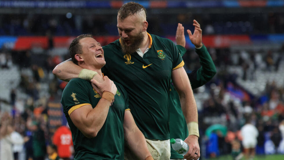 Sport : Les springboks Sud-Africains en finale de la coupe du monde de Rugby face aux All Blacks