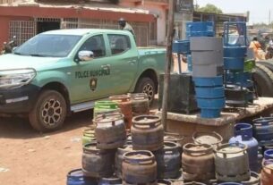 Burkina Faso : La Police Municipale saisie près de 500 bouteilles de gaz lors d'une opération de contrôle 