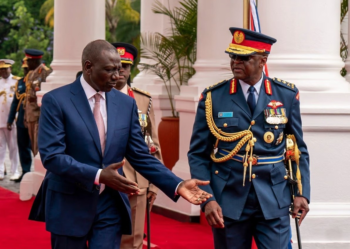 Kenya, Deuil Nationale, Décès du Chef des Forces Armées