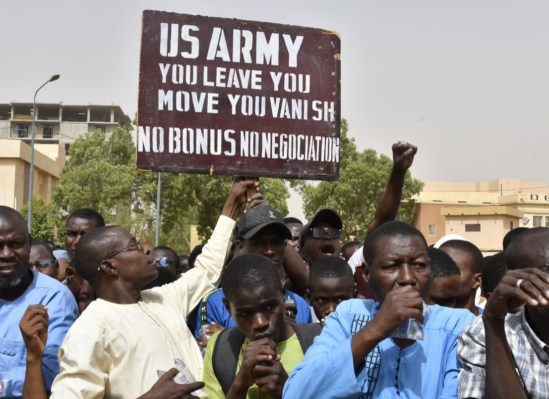 Niger / Tahoua : Des manifestants réclament le départ des soldats américains sur le sol nigérien !